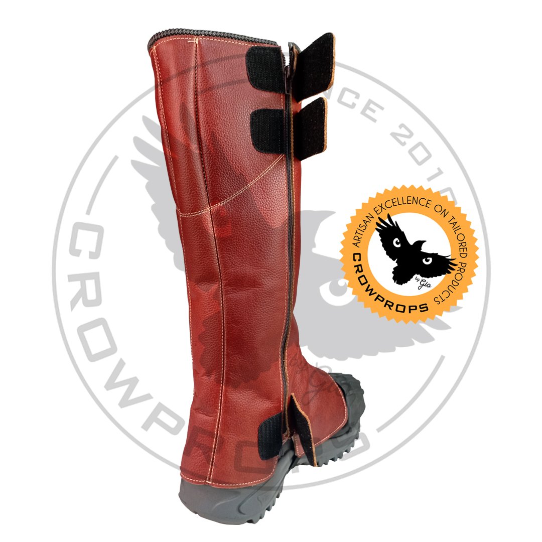 Boba Fett Long Boots, Gaiters and Toe Armor (from Book of Boba
